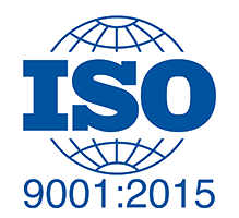 Logotipo ISO 9001:2015, estándar de gestión de calidad