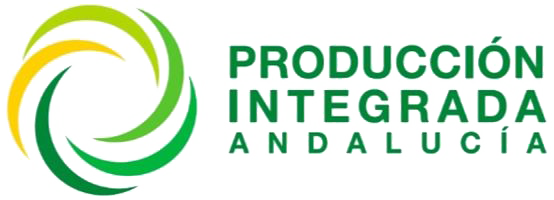 Logo de Producción Integrada Andalucía con círculos verdes y amarillos